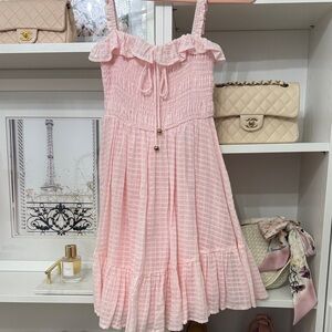 Petal & Pup Pink Ruffle dress XS
